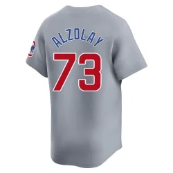 Chicago Cubs Adbert Alzolay Gray Limited Men's Road Player Jersey