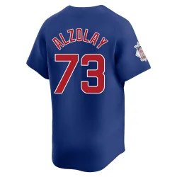 Chicago Cubs Adbert Alzolay Royal Limited Youth Alternate Player Jersey