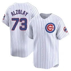 Chicago Cubs Adbert Alzolay White Limited Men's Home Player Jersey