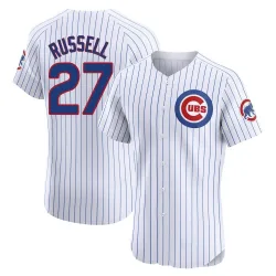 Chicago Cubs Addison Russell White Elite Men's Home Player Jersey