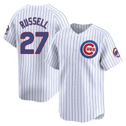 Chicago Cubs Addison Russell White Limited Men's Home Player Jersey