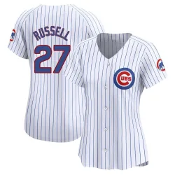 Chicago Cubs Addison Russell White Limited Women's Home Player Jersey