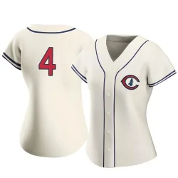 Chicago Cubs Alexander Canario Cream Replica Women's 2022 Field Of Dreams Player Jersey