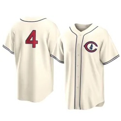 Chicago Cubs Alexander Canario Cream Replica Youth 2022 Field Of Dreams Player Jersey