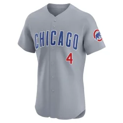 Chicago Cubs Alexander Canario Gray Elite Men's Road Player Jersey