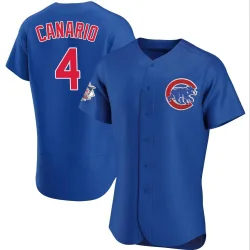 Chicago Cubs Alexander Canario Royal Authentic Men's Alternate Player Jersey