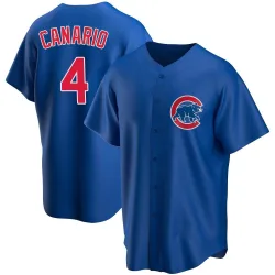 Chicago Cubs Alexander Canario Royal Replica Men's Alternate Player Jersey