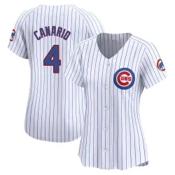 Chicago Cubs Alexander Canario White Limited Women's Home Player Jersey