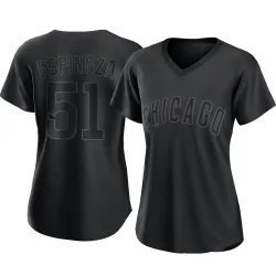 Chicago Cubs Anderson Espinoza Black Authentic Women's Pitch Fashion Player Jersey