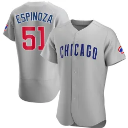 Chicago Cubs Anderson Espinoza Gray Authentic Men's Road Player Jersey