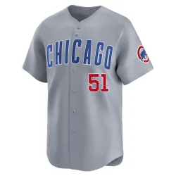 Chicago Cubs Anderson Espinoza Gray Limited Men's Road Player Jersey