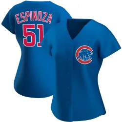 Chicago Cubs Anderson Espinoza Royal Authentic Women's Alternate Player Jersey