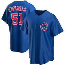 Chicago Cubs Anderson Espinoza Royal Replica Men's Alternate Player Jersey