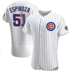 Chicago Cubs Anderson Espinoza White Authentic Men's Home Player Jersey