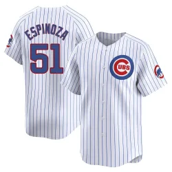 Chicago Cubs Anderson Espinoza White Limited Men's Home Player Jersey