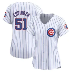 Chicago Cubs Anderson Espinoza White Limited Women's Home Player Jersey