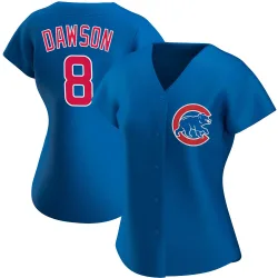 Chicago Cubs Andre Dawson Royal Authentic Women's Alternate Player Jersey