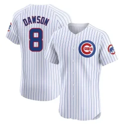 Chicago Cubs Andre Dawson White Elite Men's Home Player Jersey