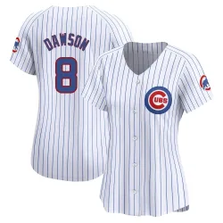 Chicago Cubs Andre Dawson White Limited Women's Home Player Jersey