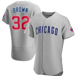 Chicago Cubs Ben Brown Brown Authentic Men's Gray Road Player Jersey