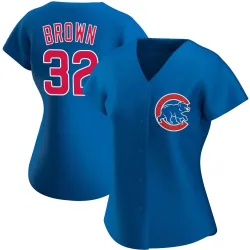 Chicago Cubs Ben Brown Brown Authentic Women's Royal Alternate Player Jersey