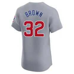 Chicago Cubs Ben Brown Brown Elite Men's Gray Road Player Jersey