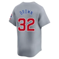 Chicago Cubs Ben Brown Brown Limited Men's Gray Road Player Jersey