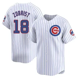 Chicago Cubs Ben Zobrist White Limited Men's Home Player Jersey