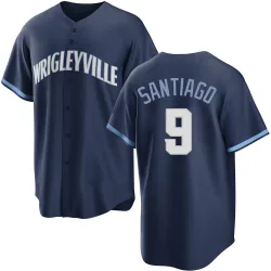 Chicago Cubs Benito Santiago Navy Replica Men's 2021 City Connect Player Jersey