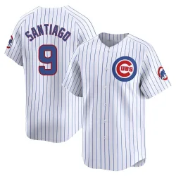 Chicago Cubs Benito Santiago White Limited Men's Home Player Jersey