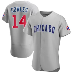 Chicago Cubs Benjamin Cowles Gray Authentic Men's Road Player Jersey