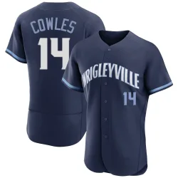 Chicago Cubs Benjamin Cowles Navy Authentic Men's 2021 City Connect Player Jersey