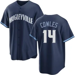 Chicago Cubs Benjamin Cowles Navy Replica Men's 2021 City Connect Player Jersey