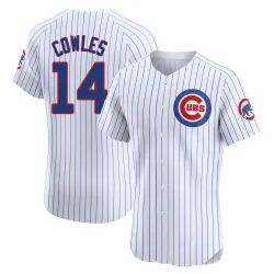 Chicago Cubs Benjamin Cowles White Elite Men's Home Player Jersey