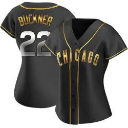 Chicago Cubs Bill Buckner Black Golden Replica Women's Alternate Player Jersey