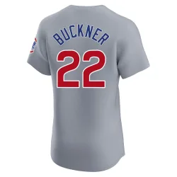 Chicago Cubs Bill Buckner Gray Elite Men's Road Player Jersey