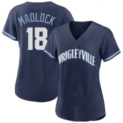 Chicago Cubs Bill Madlock Navy Authentic Women's 2021 City Connect Player Jersey