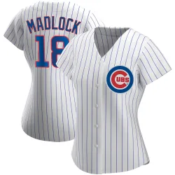 Chicago Cubs Bill Madlock White Authentic Women's Home Player Jersey