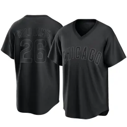 Chicago Cubs Billy Williams Black Replica Men's Pitch Fashion Player Jersey