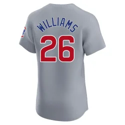 Chicago Cubs Billy Williams Gray Elite Men's Road Player Jersey