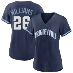 Chicago Cubs Billy Williams Navy Authentic Women's 2021 City Connect Player Jersey