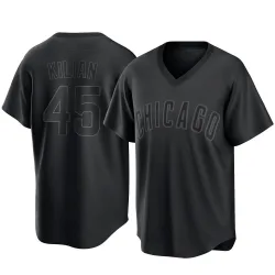 Chicago Cubs Caleb Kilian Black Replica Men's Pitch Fashion Player Jersey