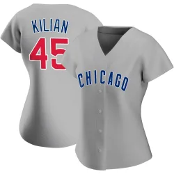 Chicago Cubs Caleb Kilian Gray Authentic Women's Road Player Jersey