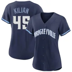 Chicago Cubs Caleb Kilian Navy Authentic Women's 2021 City Connect Player Jersey