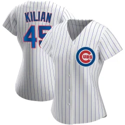 Chicago Cubs Caleb Kilian White Authentic Women's Home Player Jersey