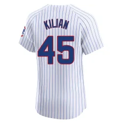 Chicago Cubs Caleb Kilian White Elite Men's Home Player Jersey