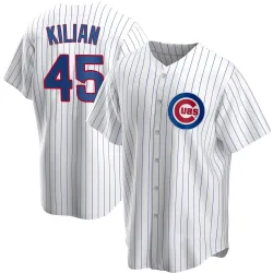 Chicago Cubs Caleb Kilian White Replica Men's Home Player Jersey