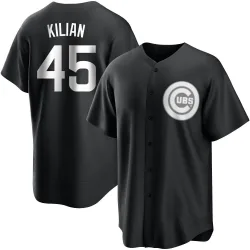 Chicago Cubs Caleb Kilian White Replica Youth Black/ Player Jersey