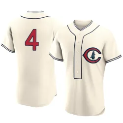 Chicago Cubs Caleb Knight Cream Authentic Men's 2022 Field Of Dreams Player Jersey