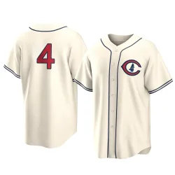 Chicago Cubs Caleb Knight Cream Replica Men's 2022 Field Of Dreams Player Jersey